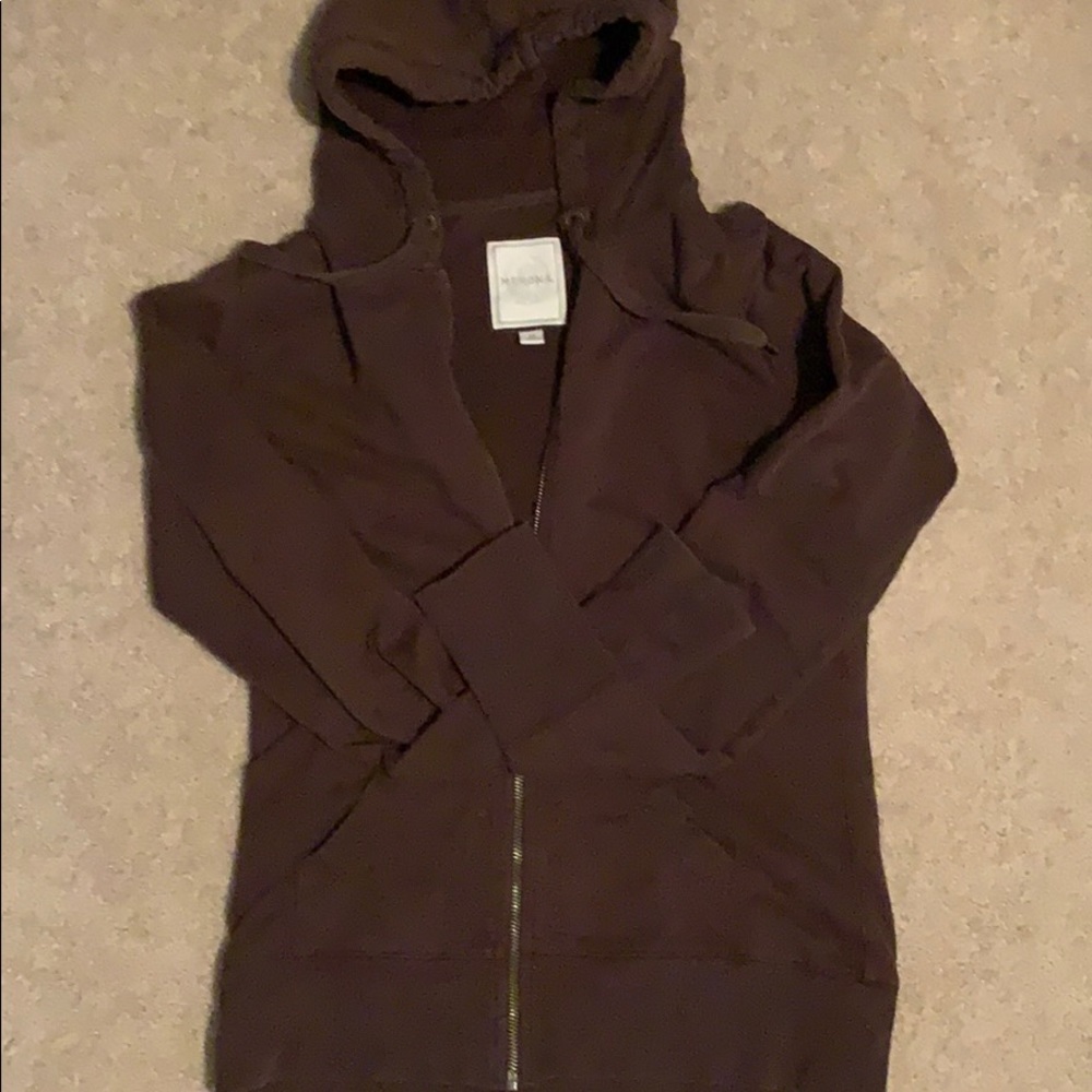Zip up sweatshirt with hood